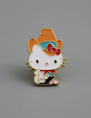 Pin Metálico Hello Kitty Vaquera