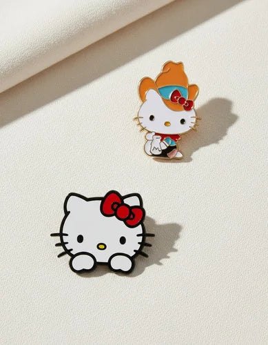 Pin Metálico Hello Kitty Vaquera