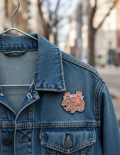 Pin Metálico Hipopótamo Atrapado Ahhhh