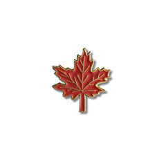 Pin Metálico Hoja de Arce