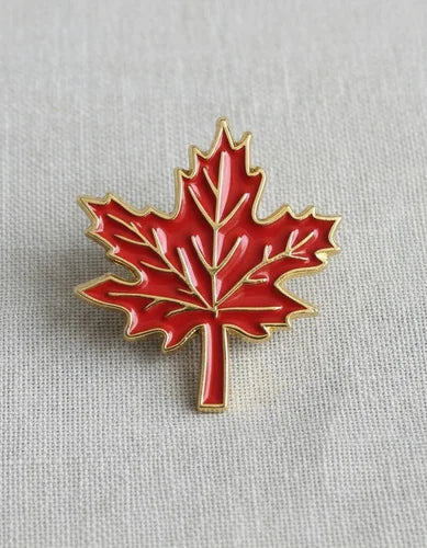 Pin Metálico Hoja de Arce