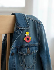 Pin Metálico Homero Dona