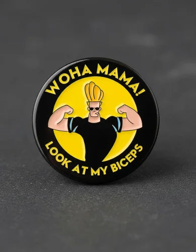 Pin Metálico Johnny Bravo Biceps