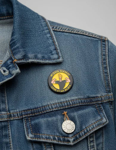 Pin Metálico Johnny Bravo Biceps