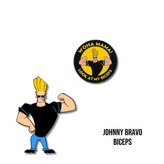 Pin Metálico Johnny Bravo Biceps