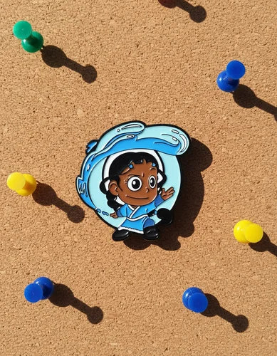 Pin Metálico Katara Agua Control