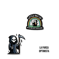 Pin Metálico La Parca Optimista