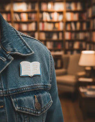 Pin Metálico Libro Abierto