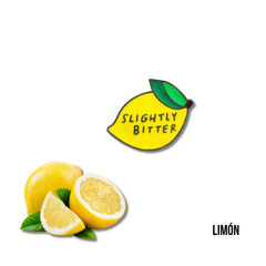Pin Metálico Limón Slightly Bitter