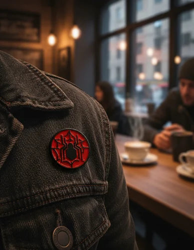 Pin Metálico Logo Spider Man Tom