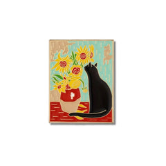 Pin Metálico Los Girasoles Gatunos