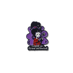 Pin Metálico Lydia Deetz Extraña y Singular