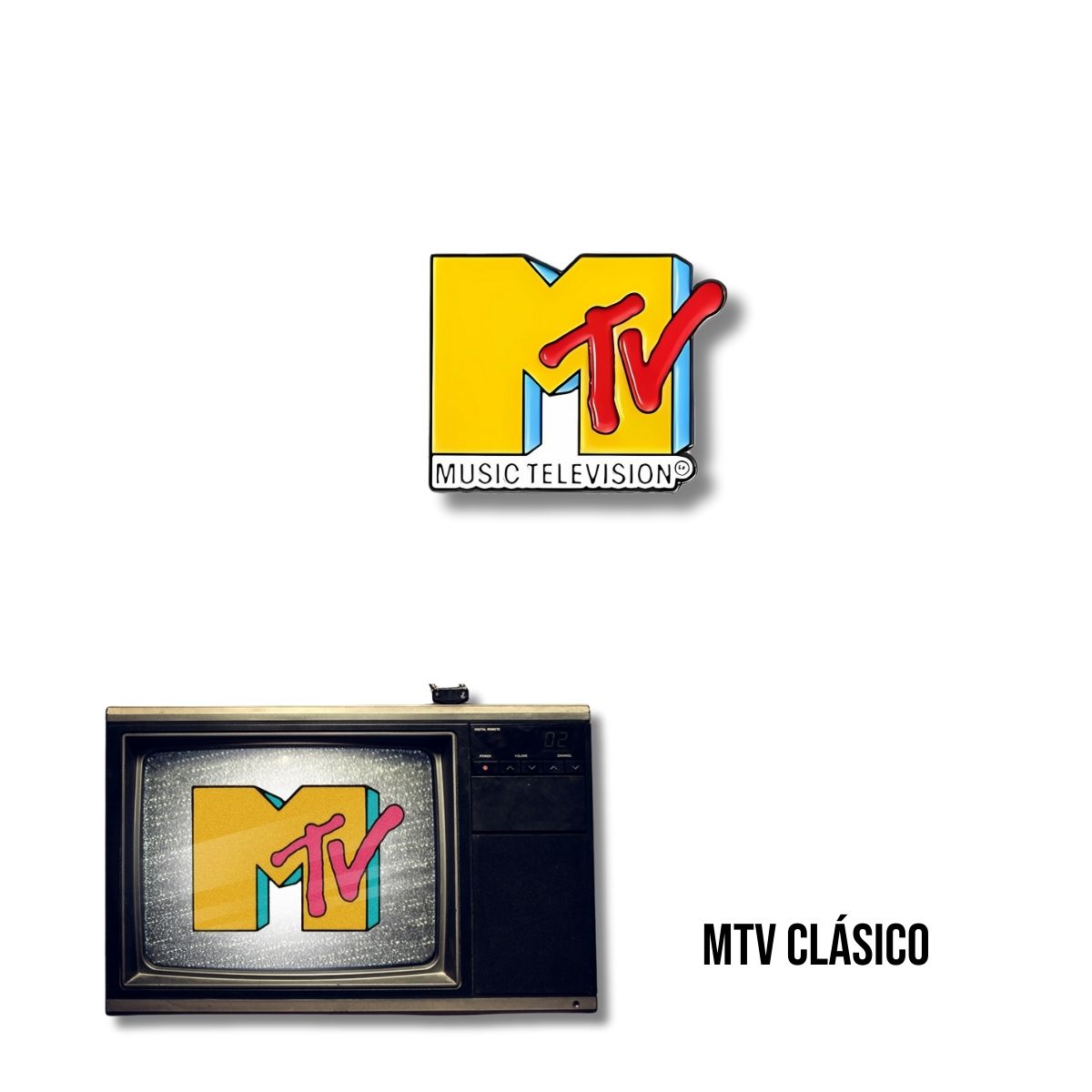 Pin Metálico MTV Clásico