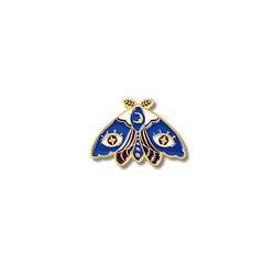 Pin Metálico Mariposa Azul Nocturna