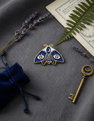 Pin Metálico Mariposa Azul Nocturna