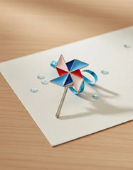 Pin Metálico Molino Multicolor