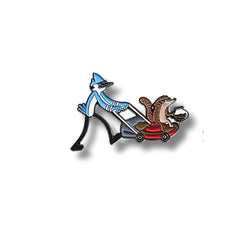 Pin Metálico Mordecai Paseando a Rigby
