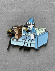 Pin Metálico Mordecai y Rigby Gaming