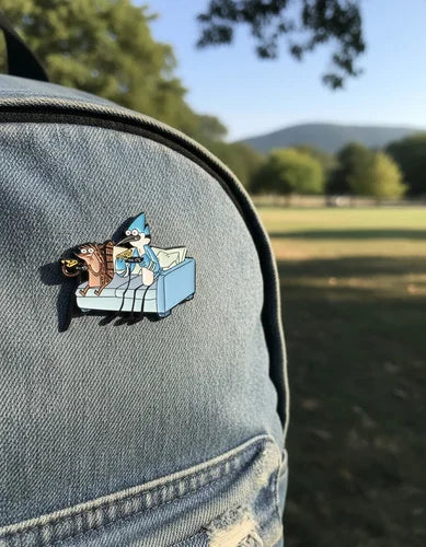 Pin Metálico Mordecai y Rigby Gaming