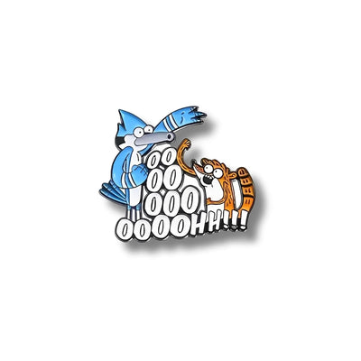 Pin Metálico Mordecai y Rigby OOOOOH!