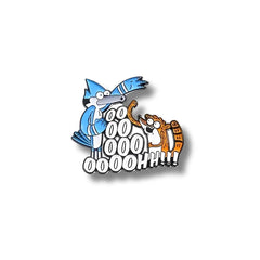 Pin Metálico Mordecai y Rigby OOOOOH!