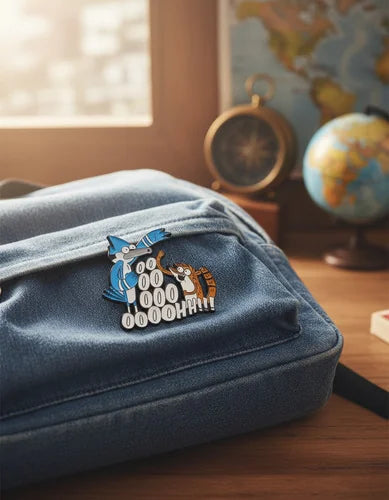 Pin Metálico Mordecai y Rigby OOOOOH!