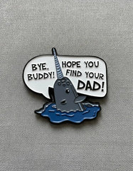 Pin Metálico Narval Buscando a Papá