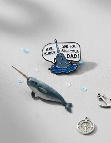 Pin Metálico Narval Buscando a Papá