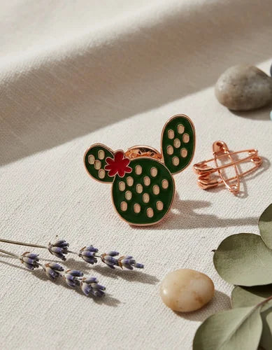 Pin Metálico Nopal Coqueto