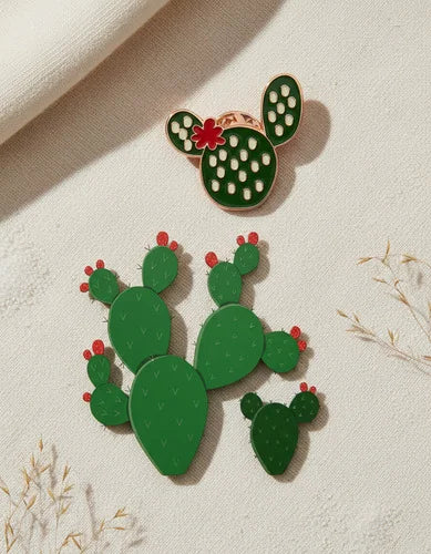 Pin Metálico Nopal Coqueto