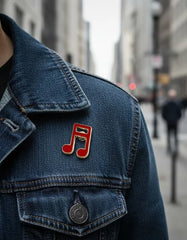 Pin Metálico Nota Musical