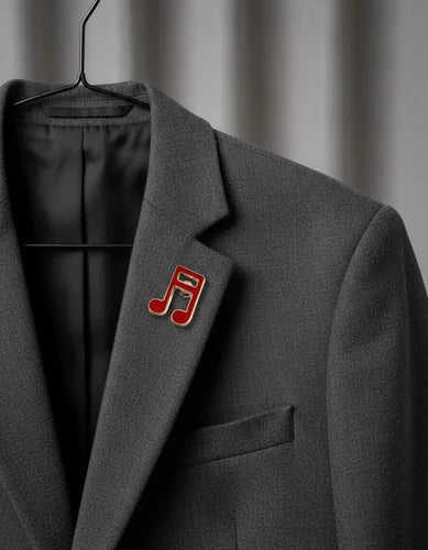 Pin Metálico Nota Musical