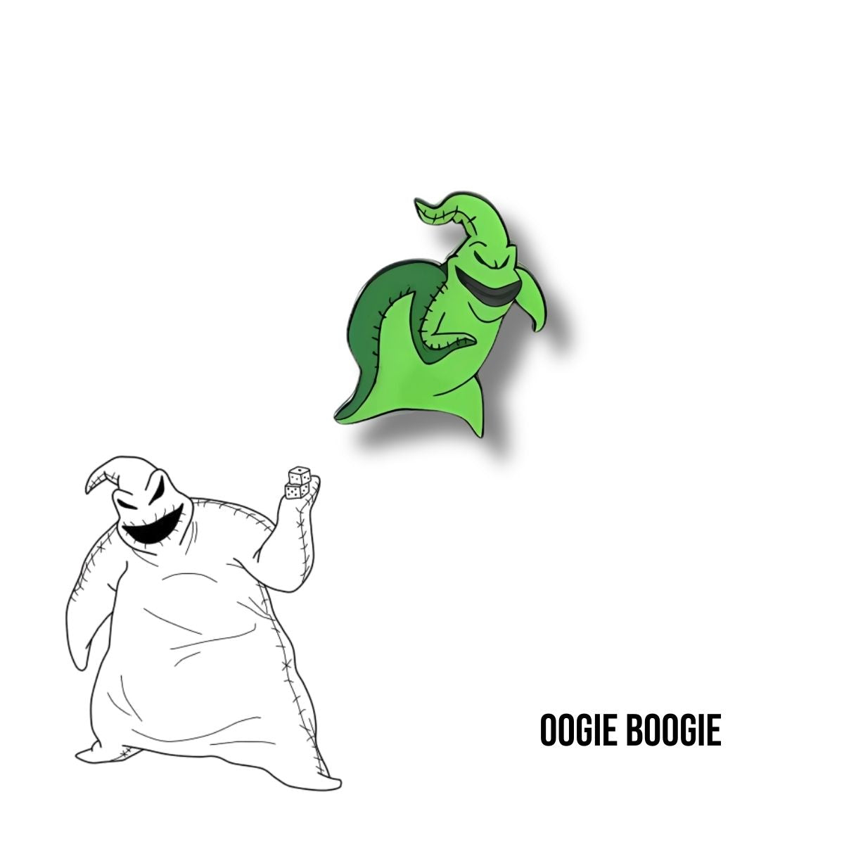 Pin Metálico Oogie Boogie
