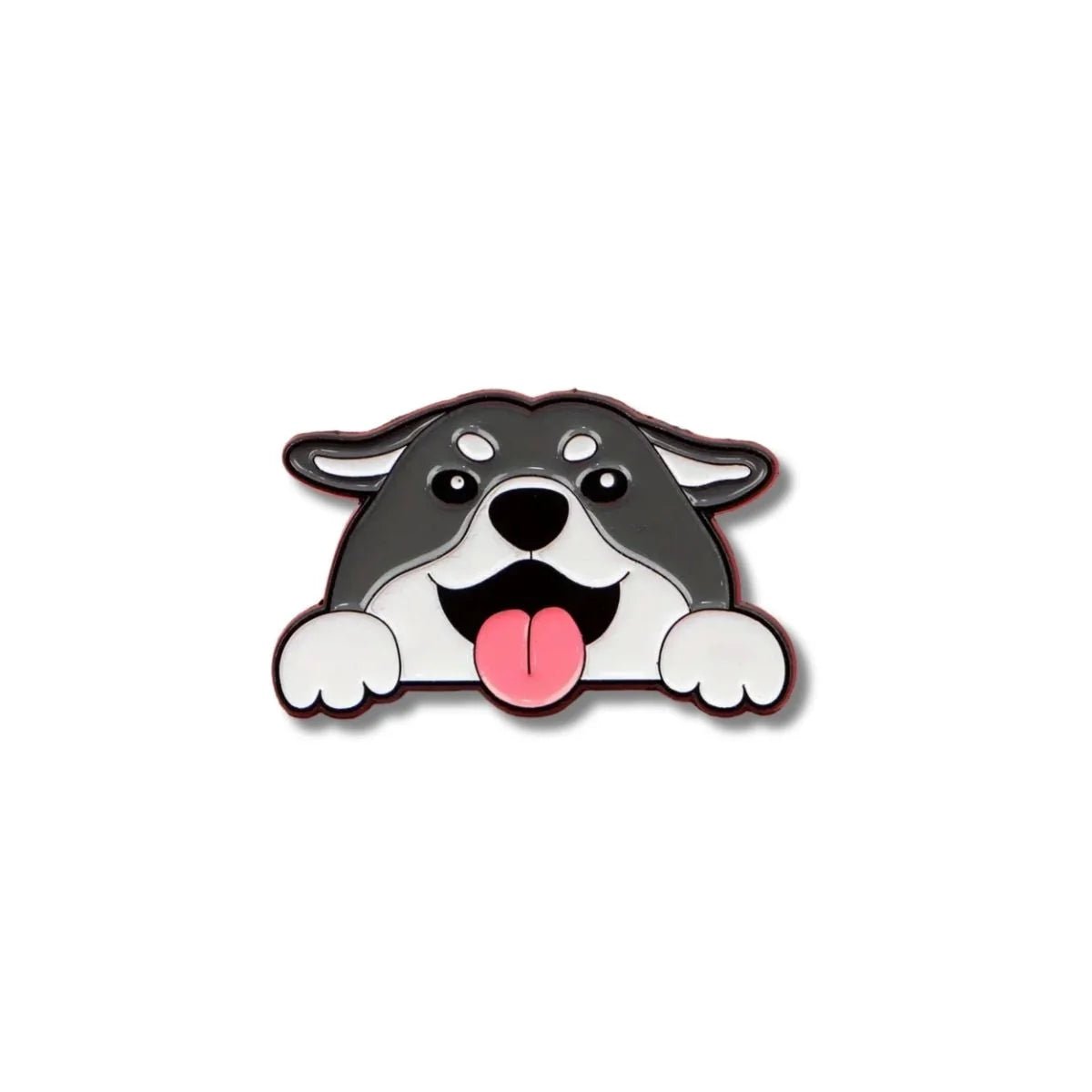 Pin Metálico Perrito Husky Asomado