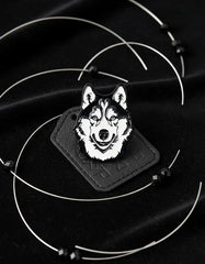 Pin Metálico Perrito Husky Siberiano