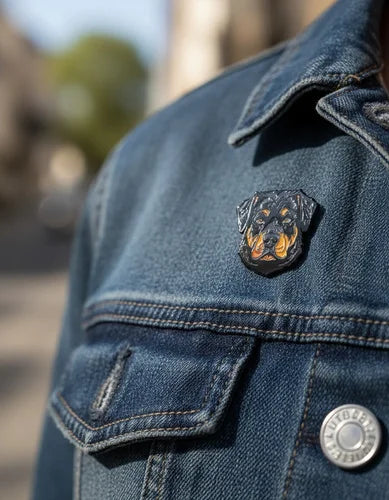 Pin Metálico Perrito Rottweiler