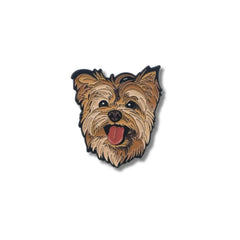 Pin Metálico Perrito Yorkie Juguetón