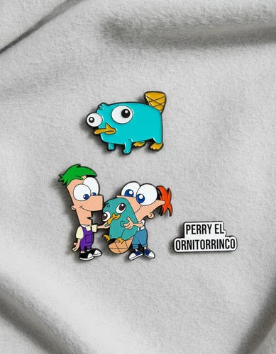 Pin Metálico Perry el Ornitorrinco Bebé