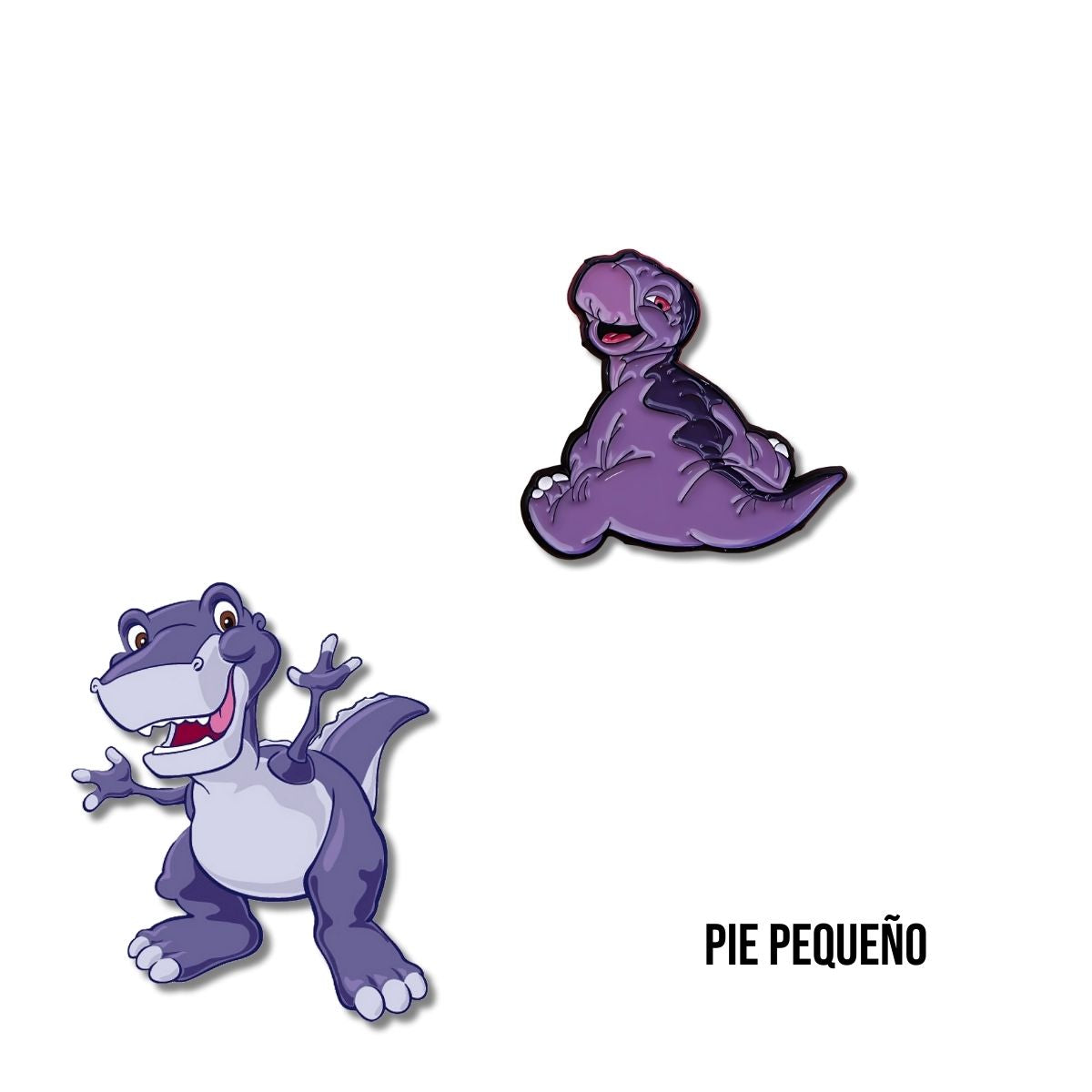 Pin Metálico Pie Pequeño