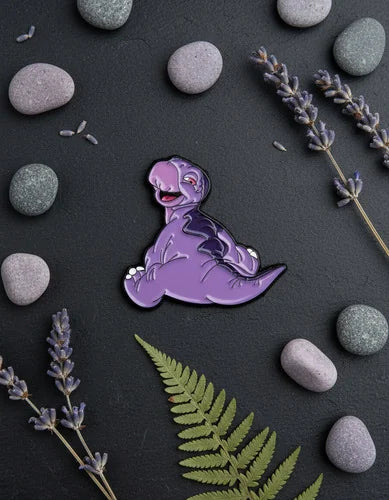 Pin Metálico Pie Pequeño