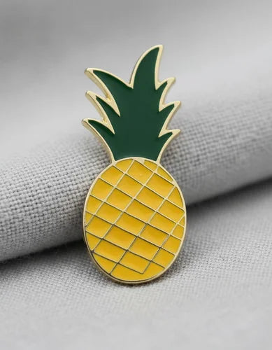 Pin Metálico Piña Tropical
