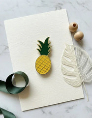 Pin Metálico Piña Tropical