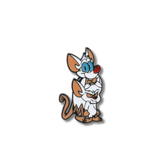 Pin Metálico Pinky y Cerebro