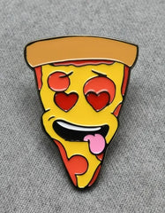 Pin Metálico Pizza Enamorada