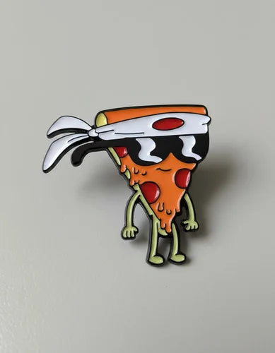 Pin Metálico Pizza Ninja