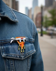 Pin Metálico Pizza Ninja