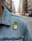Pin Metálico Planta Coqueta