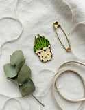Pin Metálico Planta Coqueta