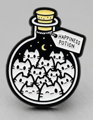 Pin Metálico Poción de Gatos Felices