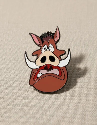 Pin Metálico Pumbaa Aterrorizado